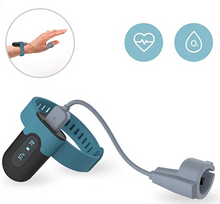 Load image into Gallery viewer, Wellue Wearable Oxygen Saturation Monitor Built-in Notification, Check Trends of O2 and Heart Rate